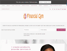 Tablet Screenshot of financialgymforbusiness.com